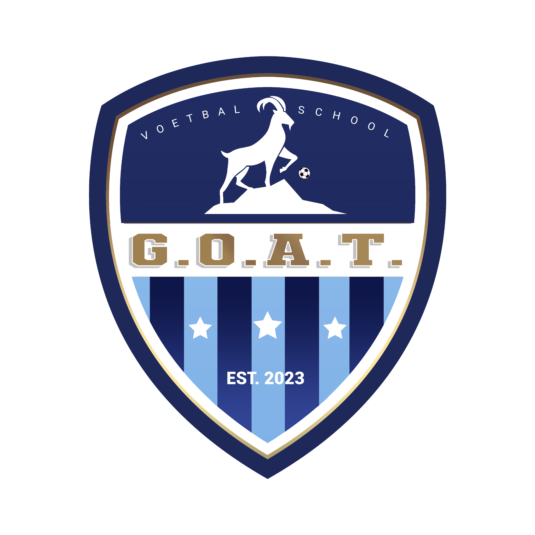 Voetbalschool G.O.A.T. logo