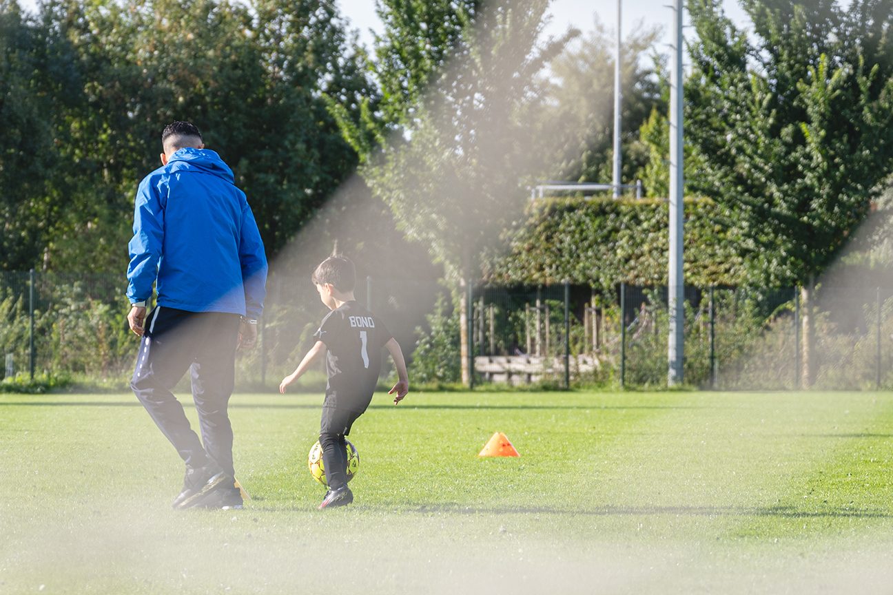 Youth football coaching