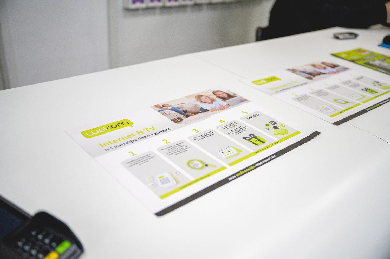 Welcom retail communication material